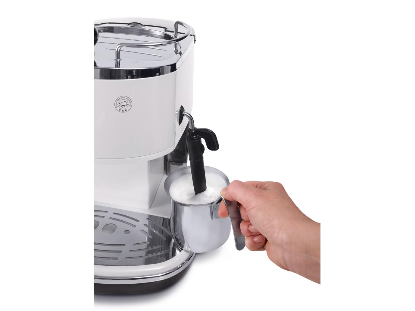De'Longhi - Cafetieres expresso ECO 311 W -, Noir/Argent/Blanc