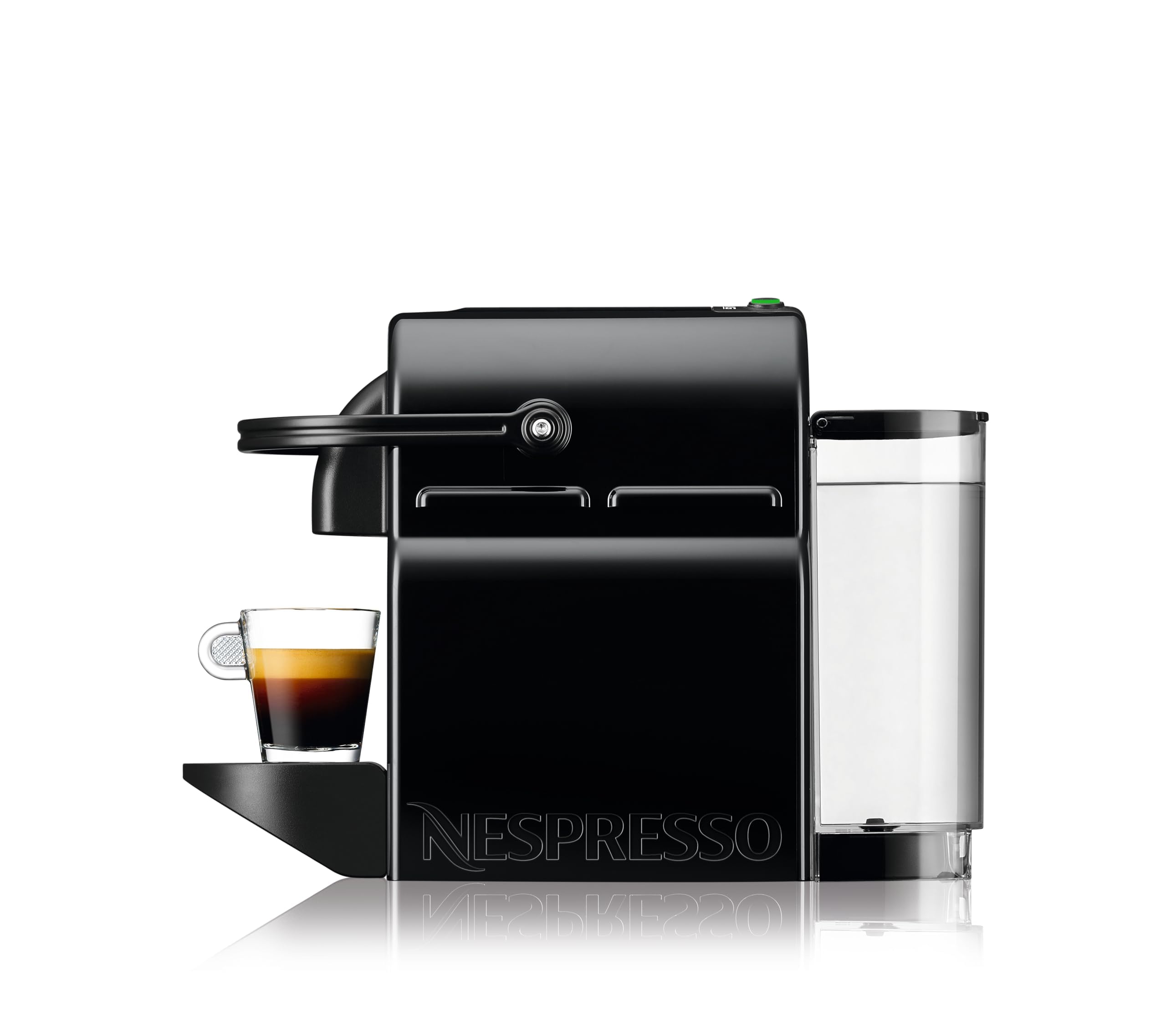 Machine à Café Inissia Noir, 19 Bars + Kit de Bienvenue, Design Compact, Arrêt Automatique, Noir