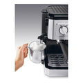 De'Longhi BCO421.S Machine à café 2-en-1, Noir, Métallique