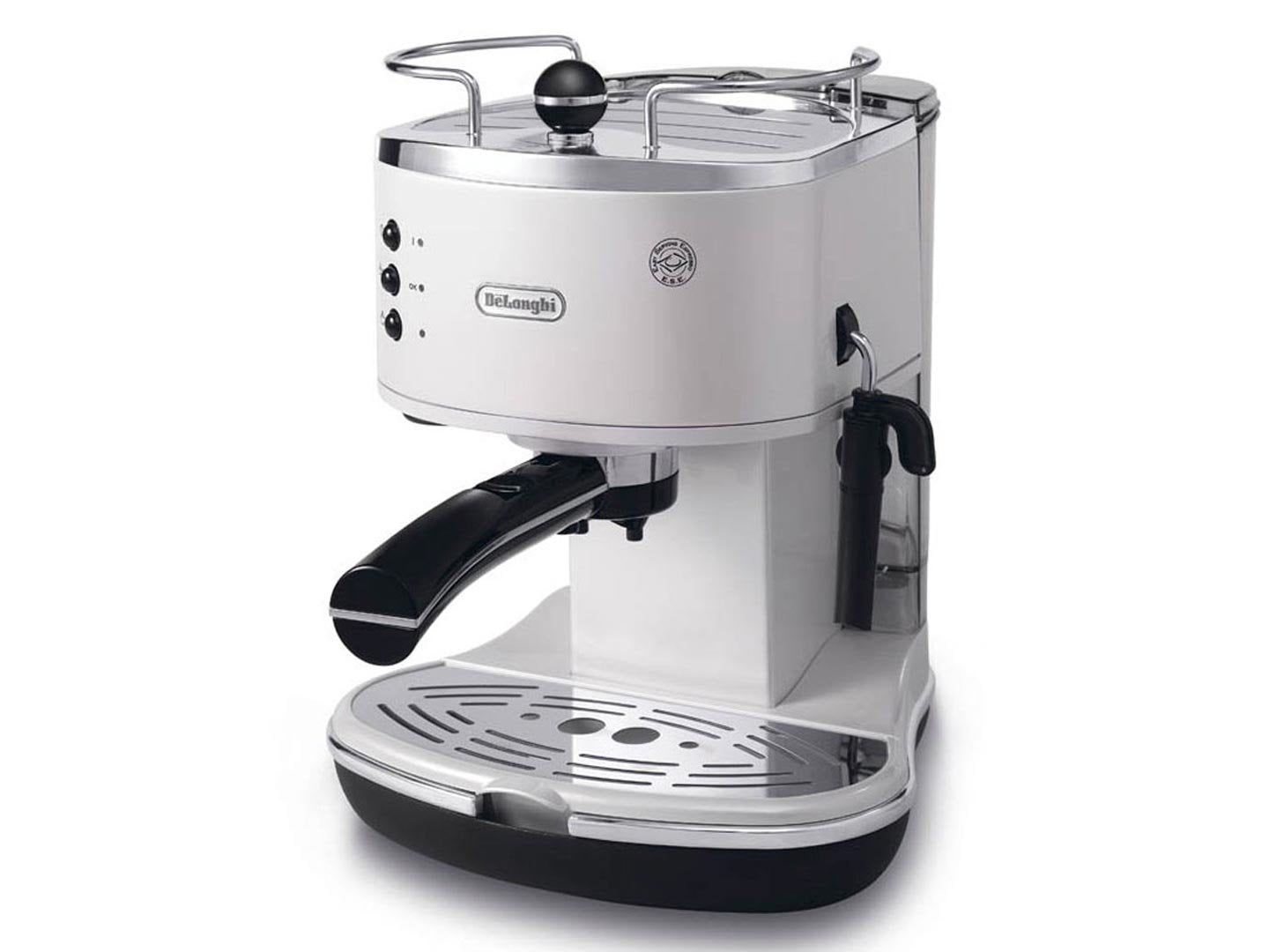De'Longhi - Cafetieres expresso ECO 311 W -, Noir/Argent/Blanc