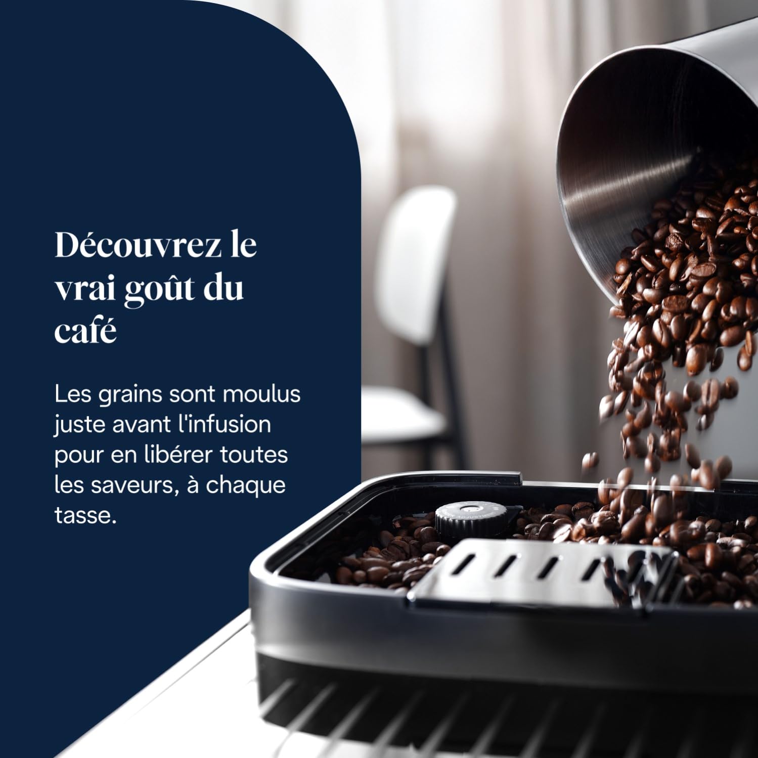 De'Longhi Magnifica Evo, Machine à Café et Cappucino avec Broyeur à Grains, ECAM292.33.SB, Argent [Exclusif Amazon]