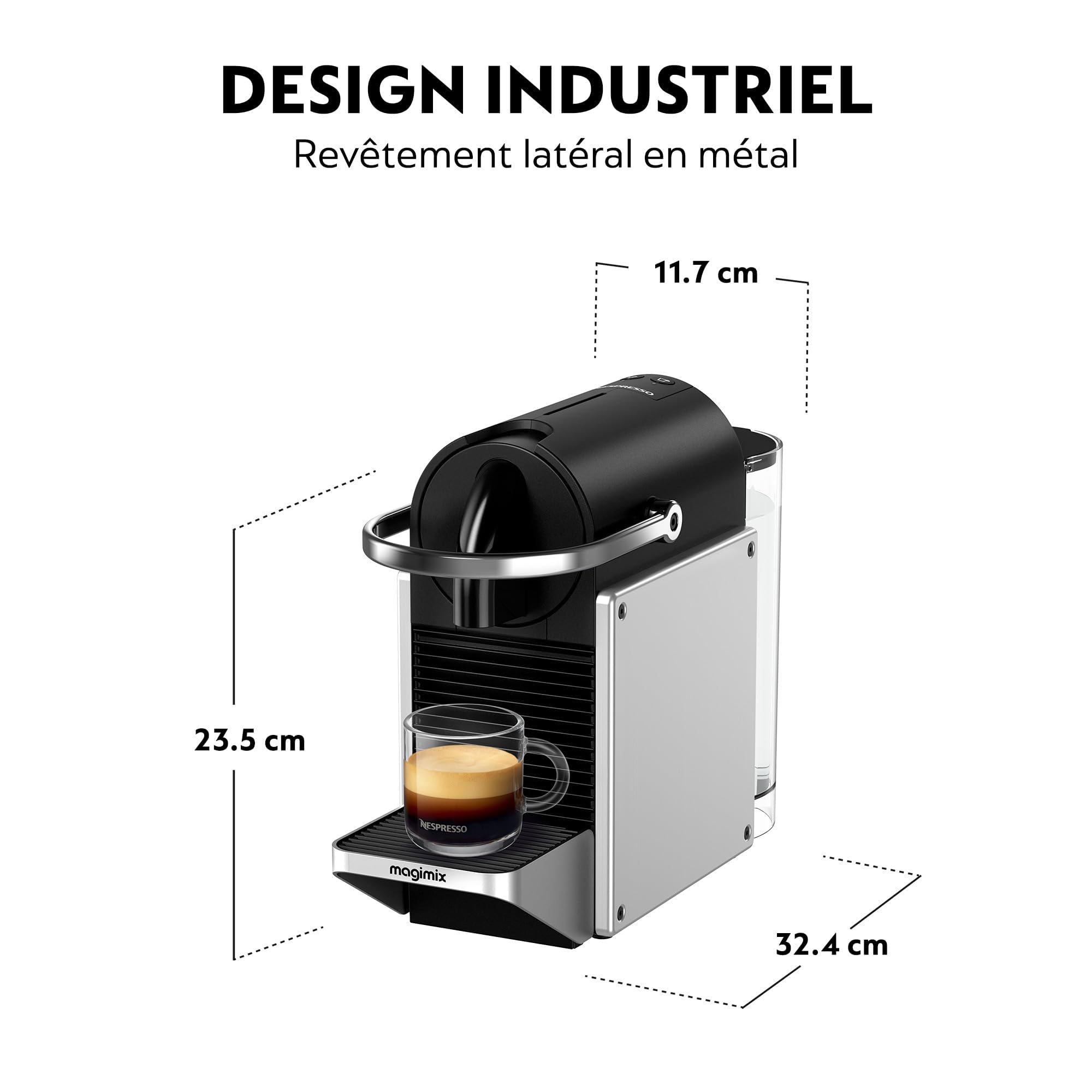 Pixie Entièrement automatique Cafetière à dosette 1 L