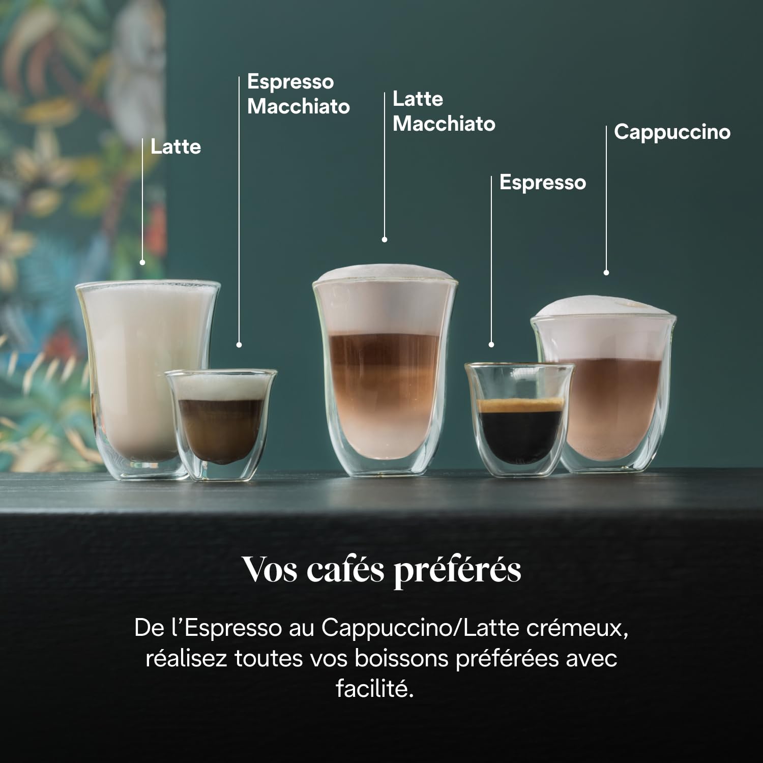 De'Longhi Dedica Style EC685.W, Machine à Café à Pompe en Acier Inoxydable Pour Café Moulu ou Dosettes, Machine à Espresso et Cappuccino, Réservoir de 1,3L, Système Anti-goutte, Blanc