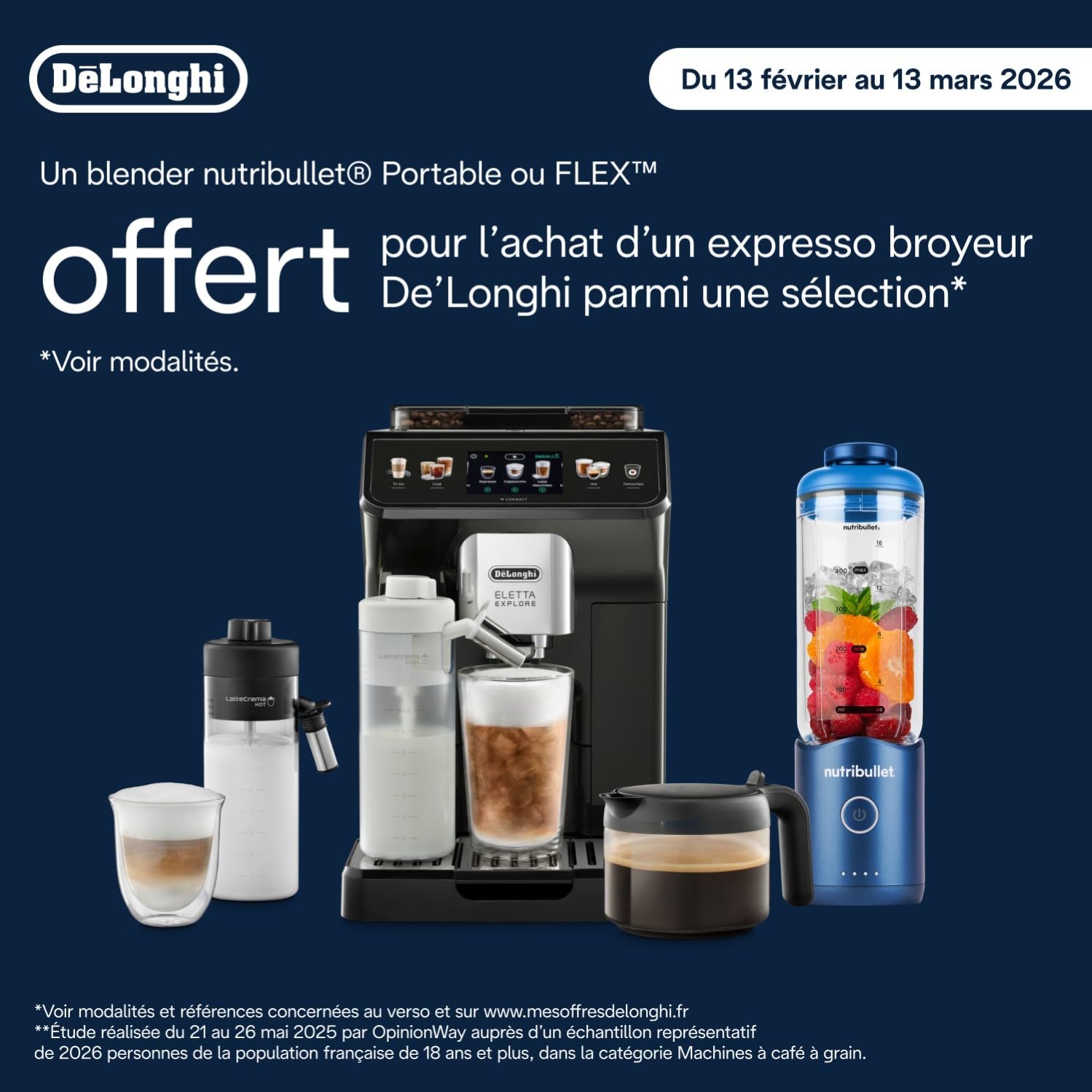 De'Longhi Magnifica Evo, Machine à Café et Cappucino avec Broyeur à Grains, ECAM292.33.SB, Argent [Exclusif Amazon]