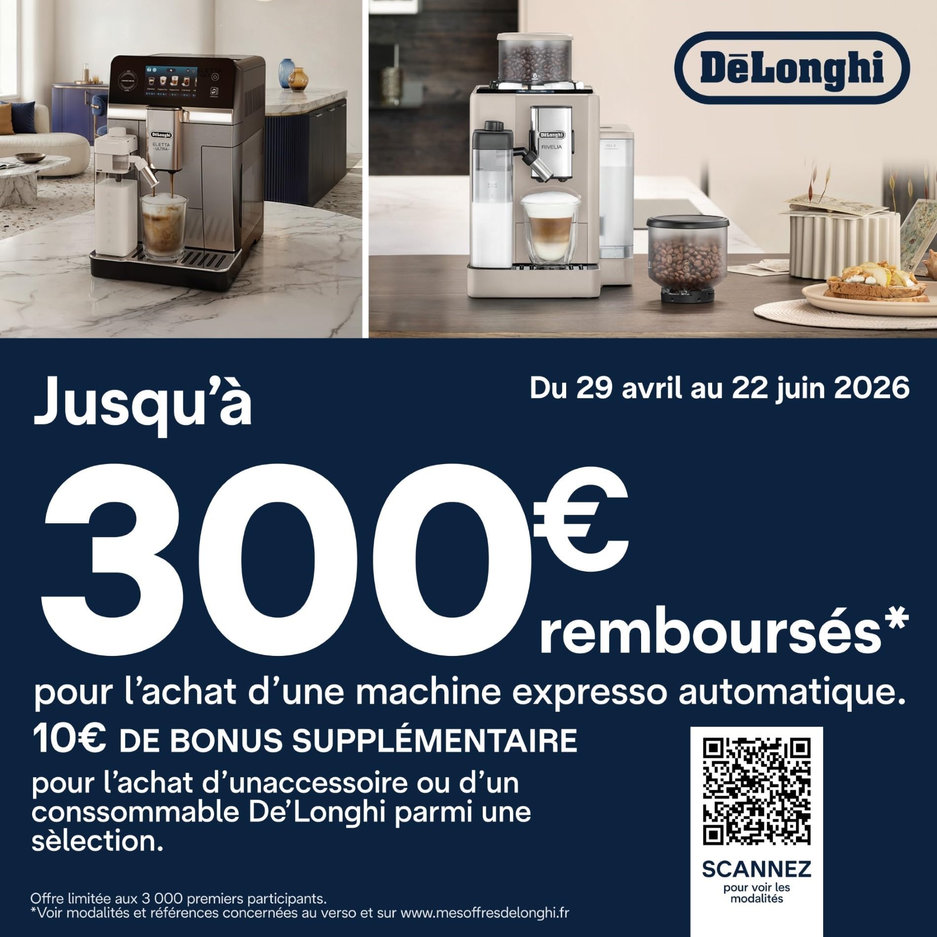 De'Longhi ETAM29.510.B Expresso broyeur, Noir